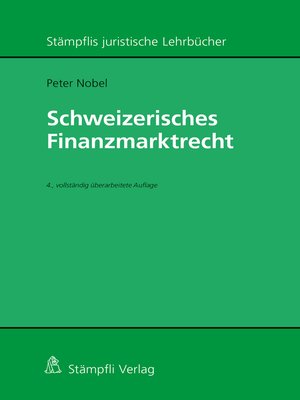 cover image of Schweizerisches Finanzmarktrecht